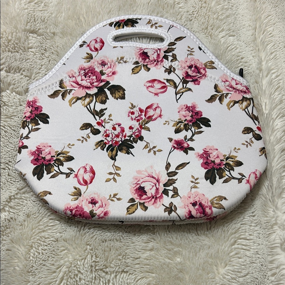 Floral Insulated Lunch Tote